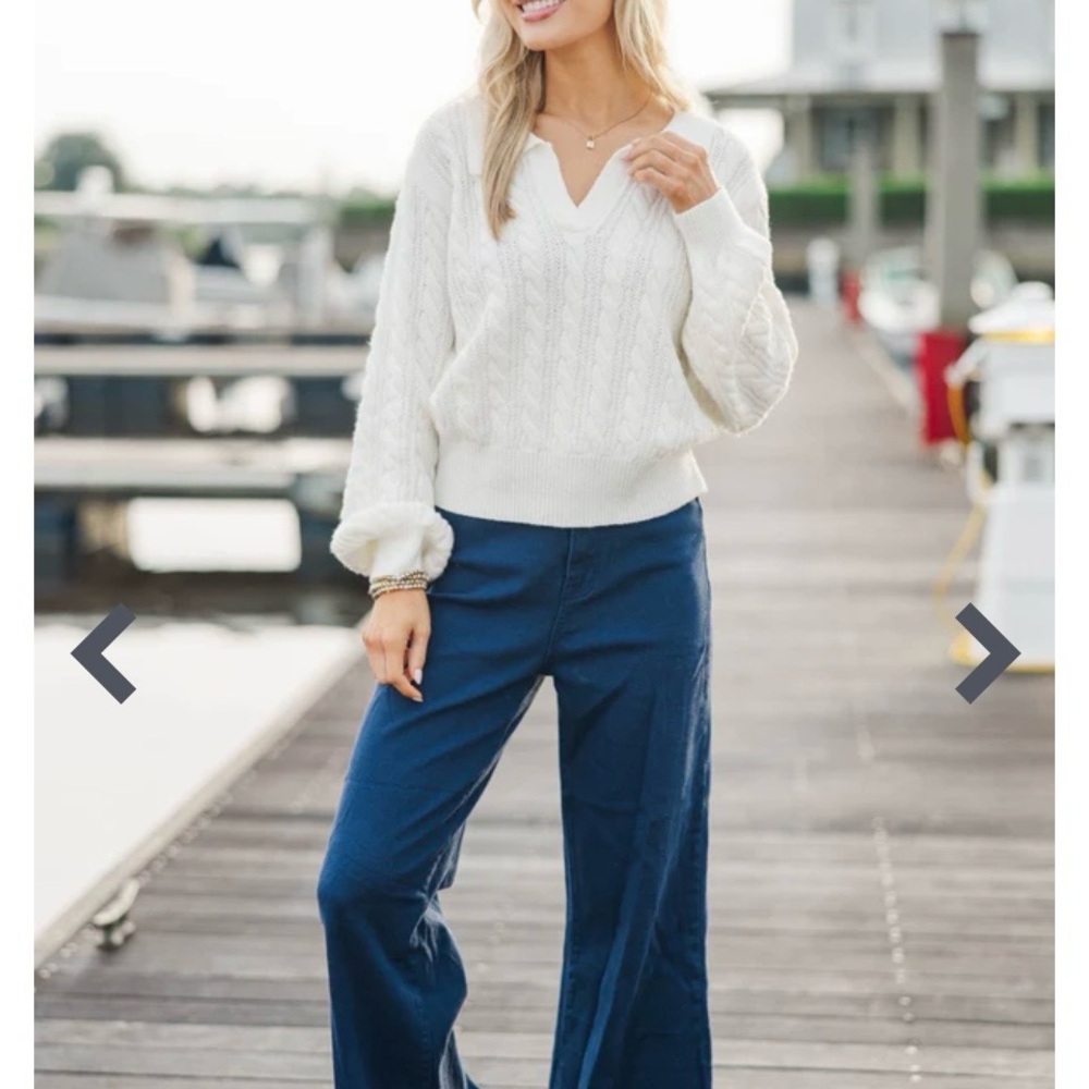 Shop the mint sweater